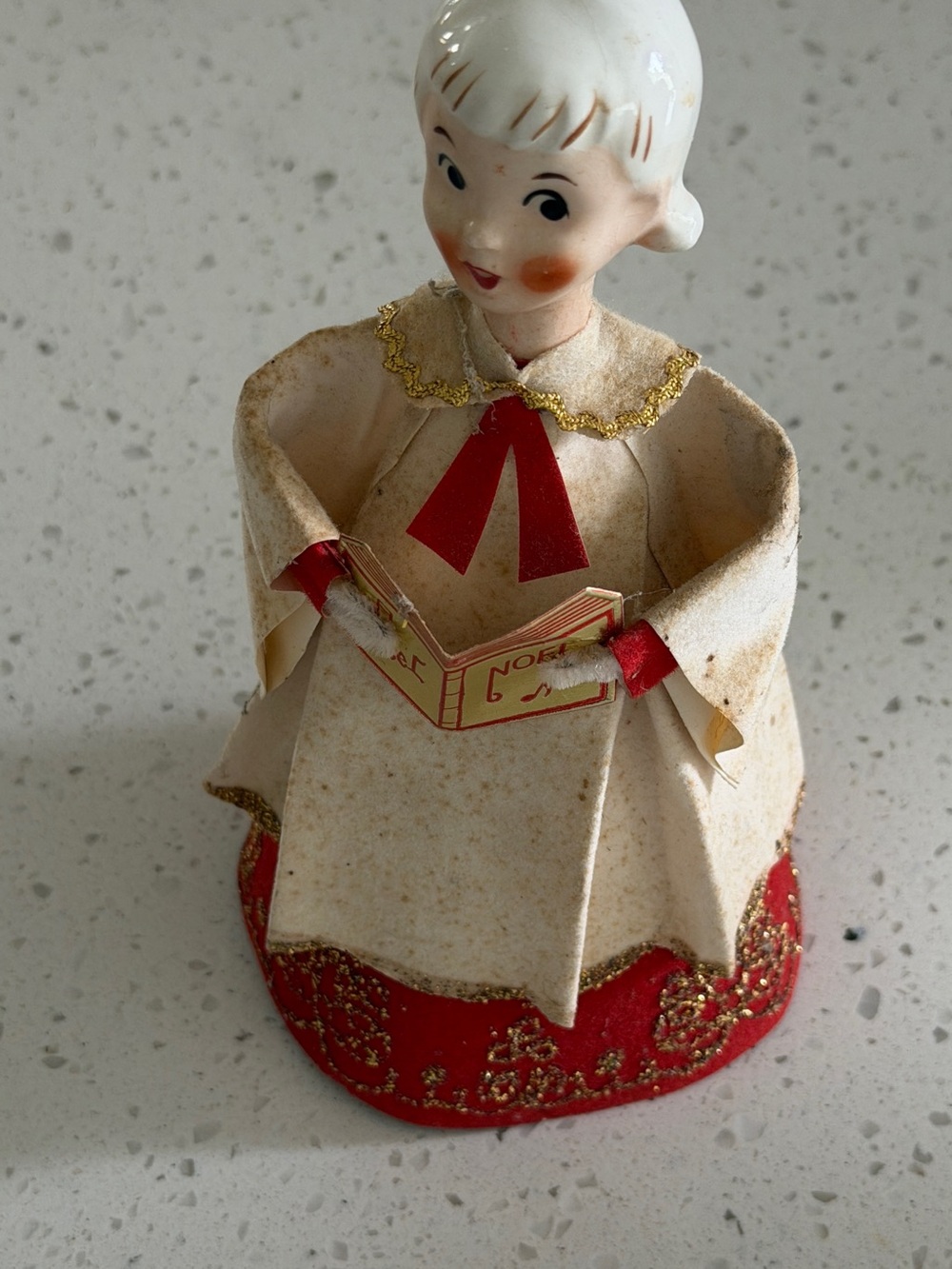 Vintage Antique Holt Howard Ceramic Head Choir Girl Figure JAPAN